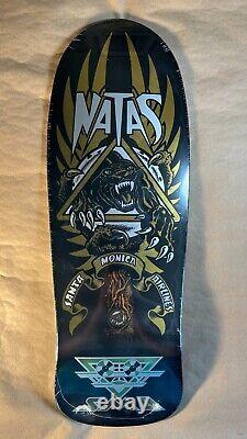 Santa Cruz Natas Blind Bag Gold Metallic Reissue Old School Skateboard Deck