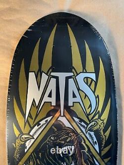 Santa Cruz Natas Blind Bag Gold Metallic Reissue Old School Skateboard Deck