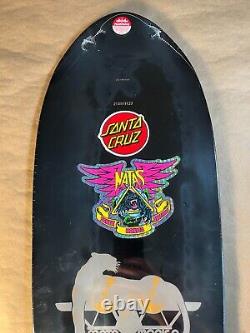 Santa Cruz Natas Blind Bag Gold Metallic Reissue Old School Skateboard Deck