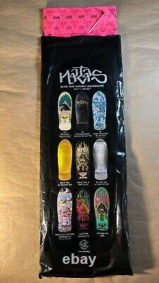 Santa Cruz Natas Blind Bag Gold Metallic Reissue Old School Skateboard Deck