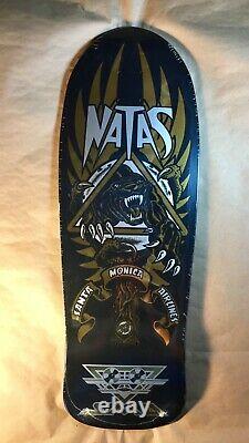 Santa Cruz Natas Kaupas Panther Reissue Gold Metallic Blind Bag Skateboard Deck