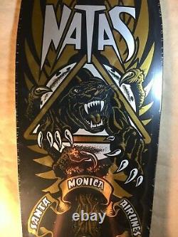 Santa Cruz Natas Kaupas Panther Reissue Gold Metallic Blind Bag Skateboard Deck