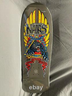 Santa Cruz Natas Kaupas Panther Skateboard Deck Grey Metallic eric dressen gonz