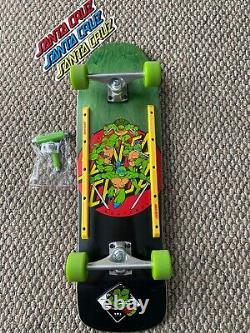 Santa Cruz Ninja Turtles Skateboard Highly Collectible Nos Santa Cruz Decals 31