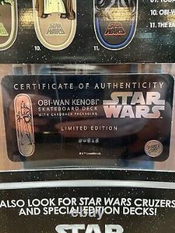 Santa Cruz Obi-Wan Kenobi LE Star Wars Skate Deck SEALED Blister with Shipper