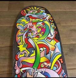 Santa Cruz Picasso Brack Hosoi Collaboration Shapede Skateboard Deck 9.8inch