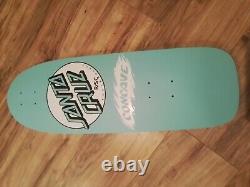 Santa Cruz R/SC Concave # 595/800 Reissue Skateboard Deck Baby Blue