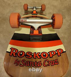 Santa Cruz ROB ROSKOPP Target Eye complete skateboard. Indy trucks, FREE SHIP
