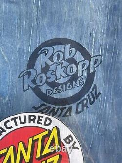 Santa Cruz ROSKOPP FACE Blue Stain Powerply REISSUE Skateboard Deck NEW SHRINK