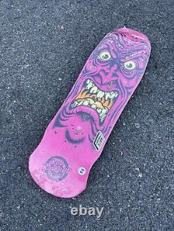 Santa Cruz ROSKOPP FACE Matte Pink Stain REISSUE Skateboard Deck NEW IN SHRINK