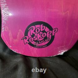 Santa Cruz ROSKOPP FACE Matte Pink Stain REISSUE Skateboard Deck NEW IN SHRINK