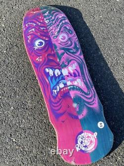 Santa Cruz ROSKOPP FACE Pink Blue Split REISSUE Skateboard Deck NEW IN SHRINK