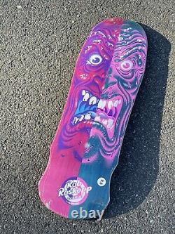 Santa Cruz ROSKOPP FACE Pink Blue Split REISSUE Skateboard Deck NEW IN SHRINK