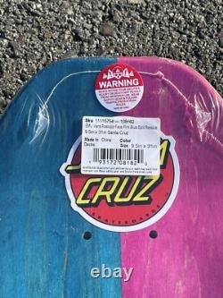 Santa Cruz ROSKOPP FACE Pink Blue Split REISSUE Skateboard Deck NEW IN SHRINK