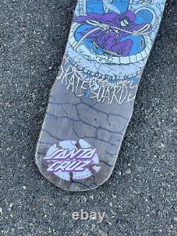 Santa Cruz Rare Crazy Shape DEATH POOL Skateboard Skate Deck OLD / New In Shrink