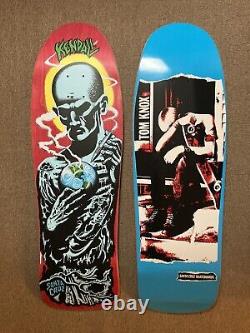 Santa Cruz Reissue Skateboards. Tom Knox Jeff Kendall. Both Decks