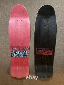 Santa Cruz Reissue Skateboards. Tom Knox Jeff Kendall. Both Decks