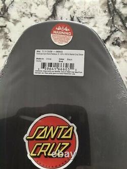 Santa Cruz Rob Roskopp Eye Black Reissue Skateboard Deck New in shrink