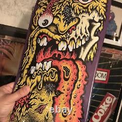 Santa Cruz Rob Roskopp Face 2 Skateboard Deck Purple Face In Shrink