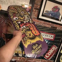 Santa Cruz Rob Roskopp Face 2 Skateboard Deck Purple Face In Shrink