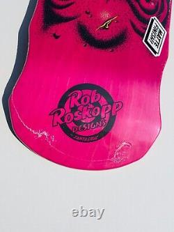 Santa Cruz Rob Roskopp Face Skateboard Deck 80s Old School Vintage Reissue New