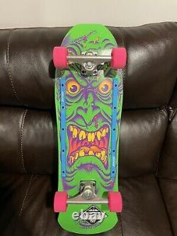 Santa Cruz Rob Roskopp Face Skateboard Deck Reissue Complete Slime Balls Wheels