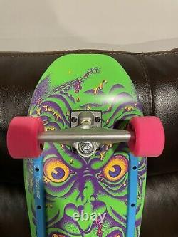 Santa Cruz Rob Roskopp Face Skateboard Deck Reissue Complete Slime Balls Wheels