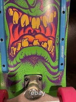 Santa Cruz Rob Roskopp Face Skateboard Deck Reissue Complete Slime Balls Wheels