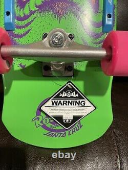 Santa Cruz Rob Roskopp Face Skateboard Deck Reissue Complete Slime Balls Wheels