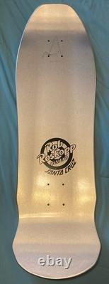 Santa Cruz Rob Roskopp Face Skateboard deck Silver prismatic Vans Exclusive