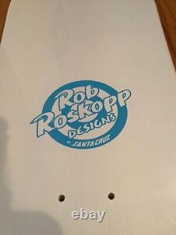Santa Cruz Rob Roskopp Face White Reissue skateboard deck RARE