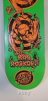 Santa Cruz Rob Roskopp Green Evolution Reissue Skateboard Deck 8.37 LTD