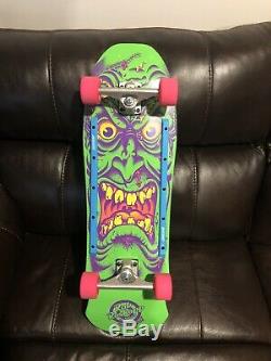 Santa Cruz Rob Roskopp Green Face Reissue Skateboard Deck Complete Slime balls