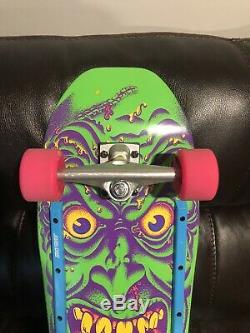 Santa Cruz Rob Roskopp Green Face Reissue Skateboard Deck Complete Slime balls