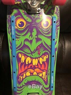 Santa Cruz Rob Roskopp Green Face Reissue Skateboard Deck Complete Slime balls