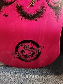 Santa Cruz Rob Roskopp Reissue Skateboard Purple