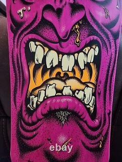 Santa Cruz Rob Roskopp Reissue Skateboard Purple