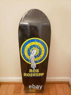Santa Cruz Rob Roskopp Target 1 Yellow Blue Skateboard Pro Series NEW 2011