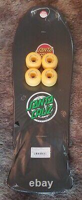 Santa Cruz Rob Roskopp Target Deck 5 Old Skull with custom mini cubic wheels