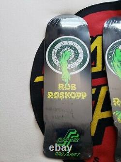 Santa Cruz/Rob Roskopp complete set Target 1 thru 5 Reissue Black Ltd to 300