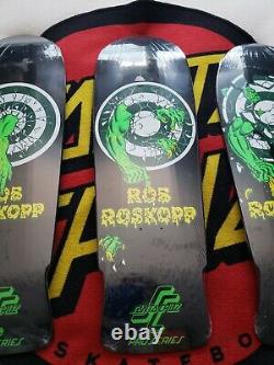 Santa Cruz/Rob Roskopp complete set Target 1 thru 5 Reissue Black Ltd to 300