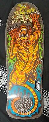 Santa Cruz SALBA Tiger Steve Alba-Blue // Green Reissue Deck NEW