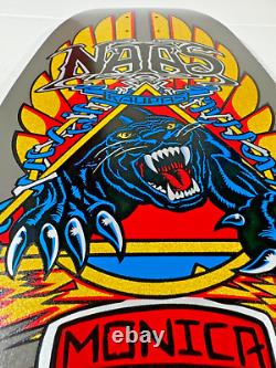 Santa Cruz SMA Natas Panther Metallic Grey Gold Leaf Skateboard 2018 Reissue NEW