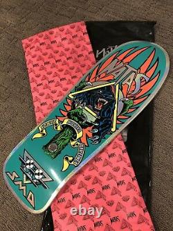 Santa Cruz SMA Teal Natas Kaupas Blind Bag Skateboard Deck Powell Peralta Sims