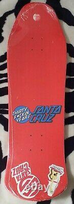 Santa Cruz STREET CREEP 30 Fckin Years LTD Red Reissue Skateboard Deck 2004