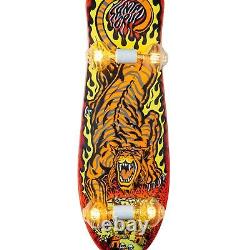 Santa Cruz Salba Tiger Orange and Yellow Whiskertin Skateboard Light