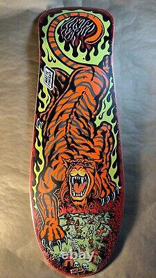 Santa Cruz Salba Tiger Reissue Old School Skateboard Deck Jim Phillips Art
