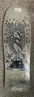 Santa Cruz Salba Witch Doctor Skateboard Deck Dust to Dust Eye NEW