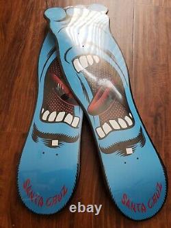 Santa Cruz Screaming Foot Skateboard Deck. Limited Edition. Still in shrink. Pair