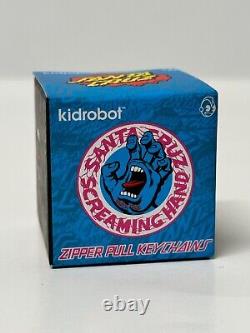 Santa Cruz Screaming Hand Zipper Pull by Kidrobot Brand New Sealed Display Case